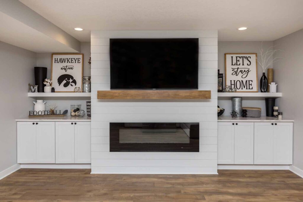 Basement Entertainment Center