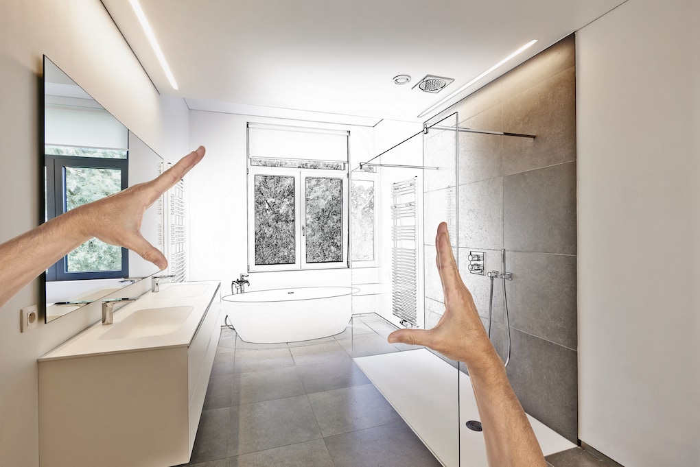 bathroom remodel checklist planning of a Luxury modern bathroom