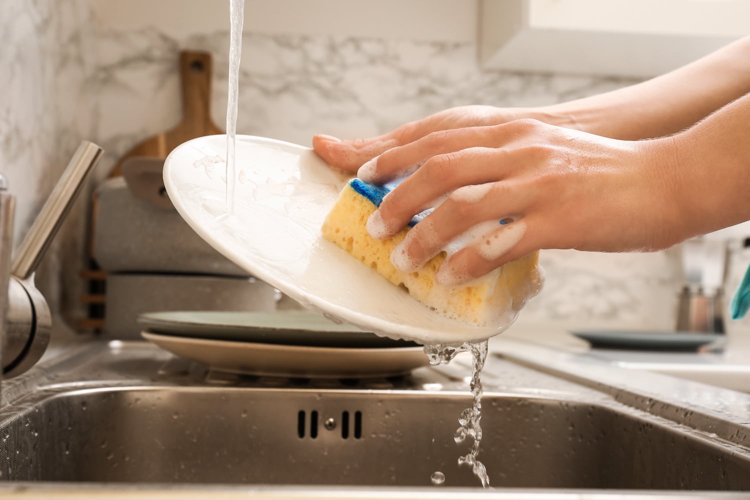 how to survive a kitchen remodel washing dishes in the sink
