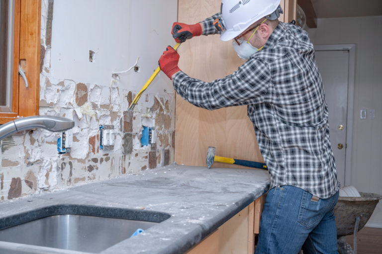 Kitchen Remodel Permits Tiling Backsplash 768x511 