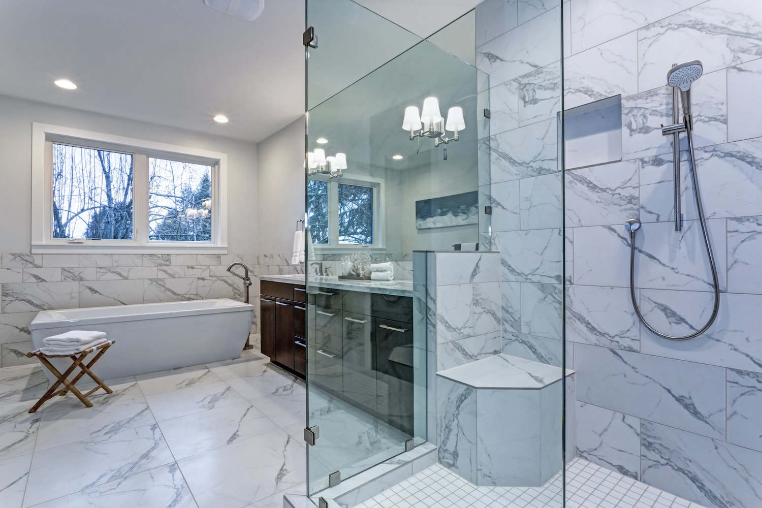 how to tile a shower bathroom marble tile
