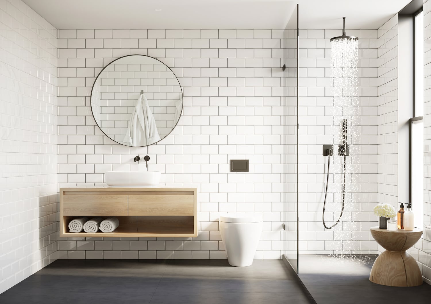 how to tile a shower bathroom white tile
